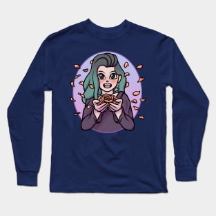 Livia with flowers Long Sleeve T-Shirt